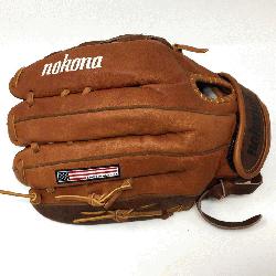 aroo Fastpitch BKF-1300C Fastpitch Softball Glove Right Handed Throw  Nokona has perfec